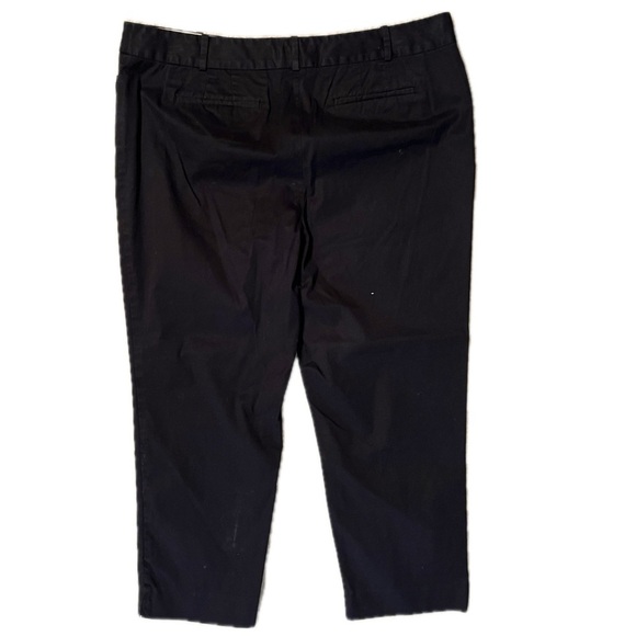 Talbots Women’s Chino Ankle Black Pants | Size 16 - Picture 3 of 5
